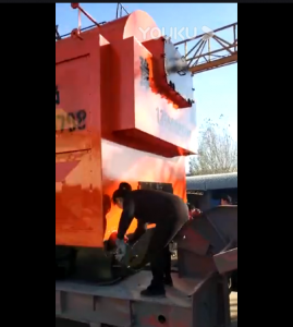 發往印尼燃氣熱水鍋爐